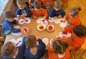 Walentynki w grupie Motylki