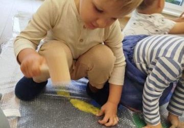 Zajęcia ruchowo - sensoryczne w Miejskim Żłobku nr 2