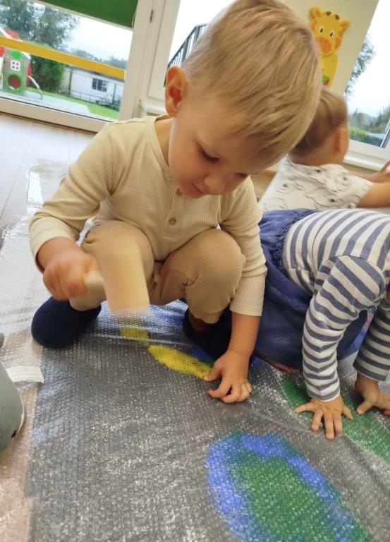 Zajęcia ruchowo - sensoryczne w Miejskim Żłobku nr 2